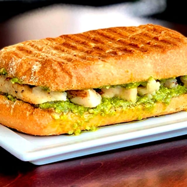 Pesto Chicken Panini.