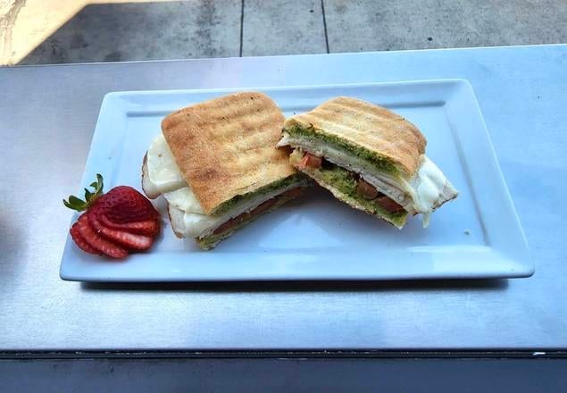Pesto Turkey Panini.